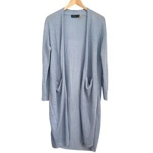 Polo Ralph Lauren Linen Long Open Front Cardigan